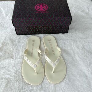 Tory Burch studded jelly sandal